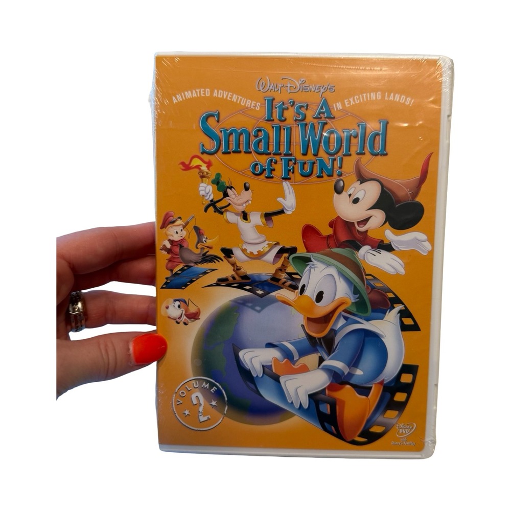 Disney It's A Small World of Fun Vol 2 DVD Mickey Donald Goofy 2006 New Sealed